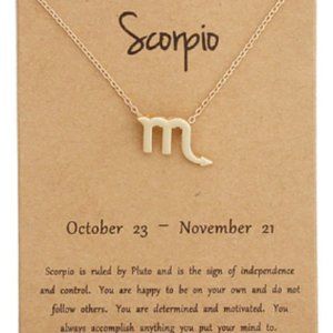 Scorpio Zodiac Sign Constellation Pendant